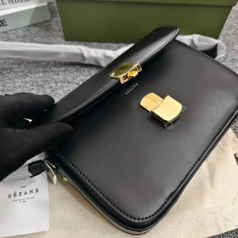 nouveau sac à main femme 2026 tendance parisien en cuir maillard décontracté avec fermeture métallique – sacs tofu
