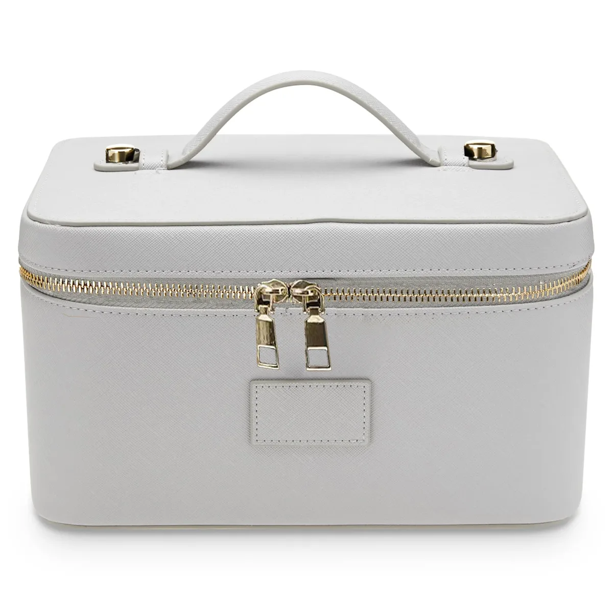 sac de maquillage personnalisable avec initiales pour femmes, grande capacité, lettres personnalisées, trousse de toilette de voyage pour femmes, boîte de rangement pour cosmétiques