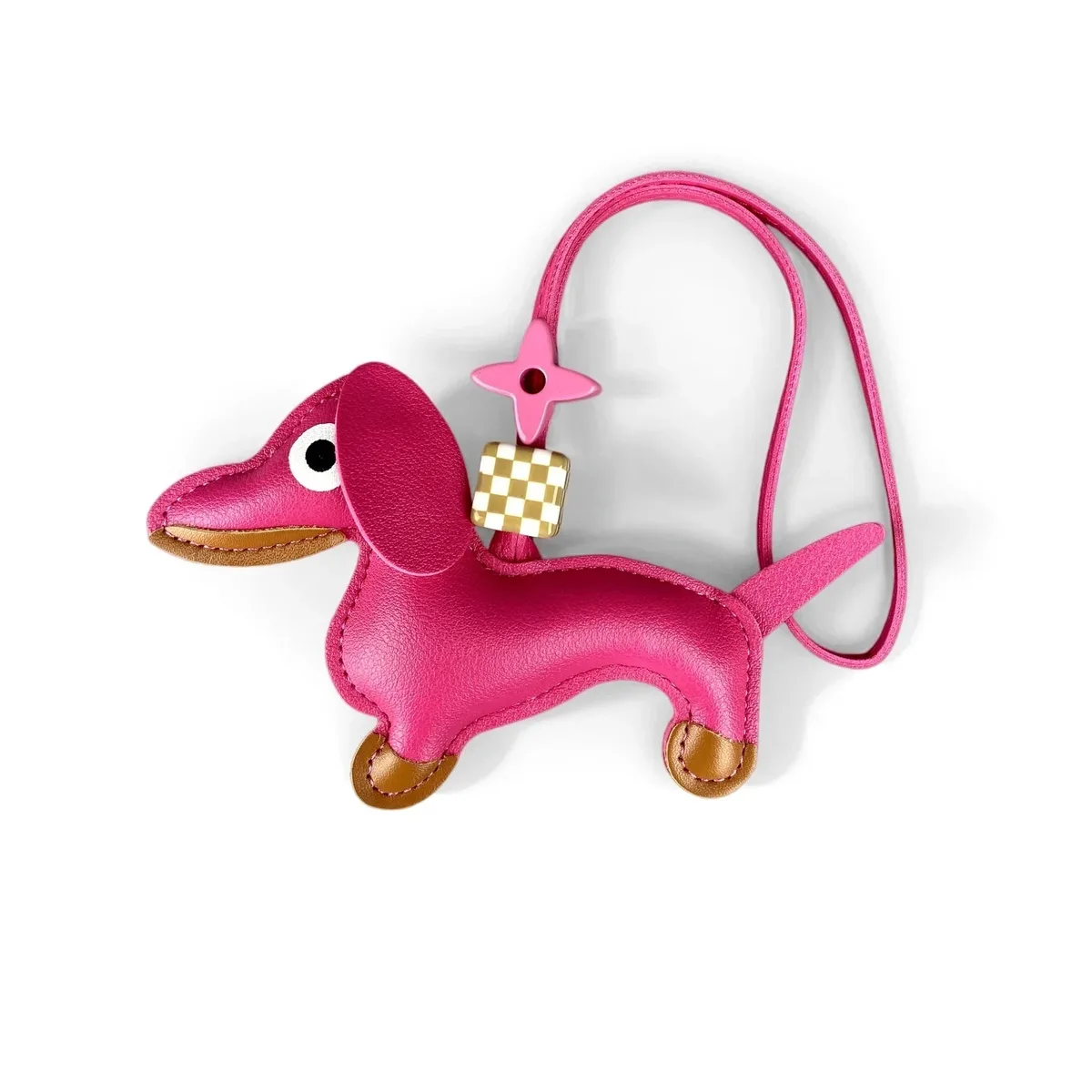porte-clés/charm pour sac en forme de teckel, 7 couleurs morandi, design chiot pour sac fourre-tout/sac à main, élégant ornement suspendu, cadeau pour les amoureux des chiens
