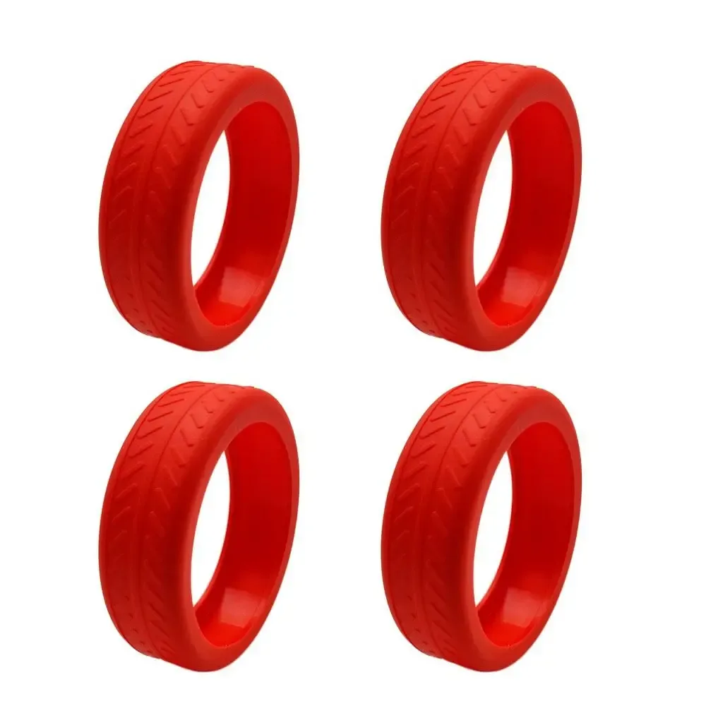 4/8 pièces protège-roues de bagages en silicone, réduisant l'usure et le bruit des roues, protections pour roulettes de bagages de voyage