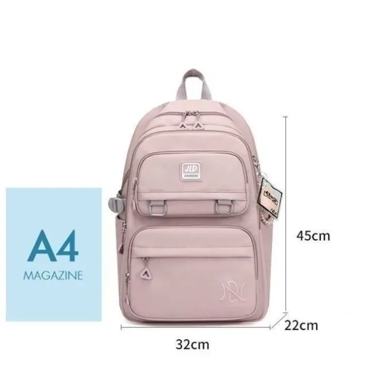 nouveau sac à dos de voyage pour filles, sac à dos imperméable de grande capacité, sac à bandoulière en nylon pour collégiennes