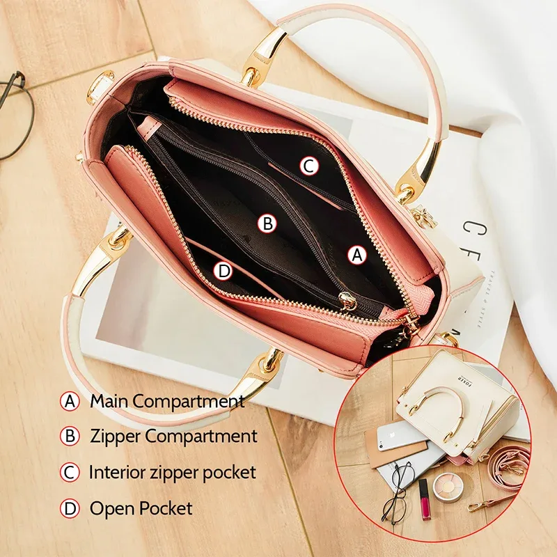 sac à bandoulière en cuir croûte foxer pour femme, sac à main élégant, nouveau sac fourre-tout grand format pour femme 2026, sac à bandoulière de luxe