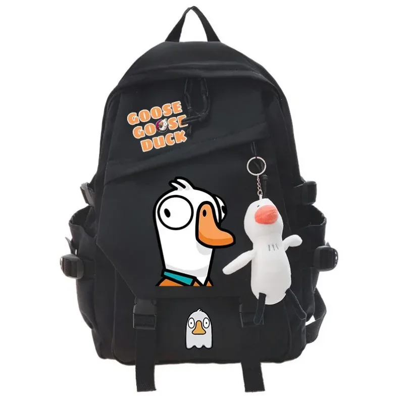sac à dos de jeu de canard d'oie, sac d'école pour étudiants, sac à livres de dessin animé, sac à dos de voyage pour ordinateur portable, cadeaux d'extérieur pour garçons et filles