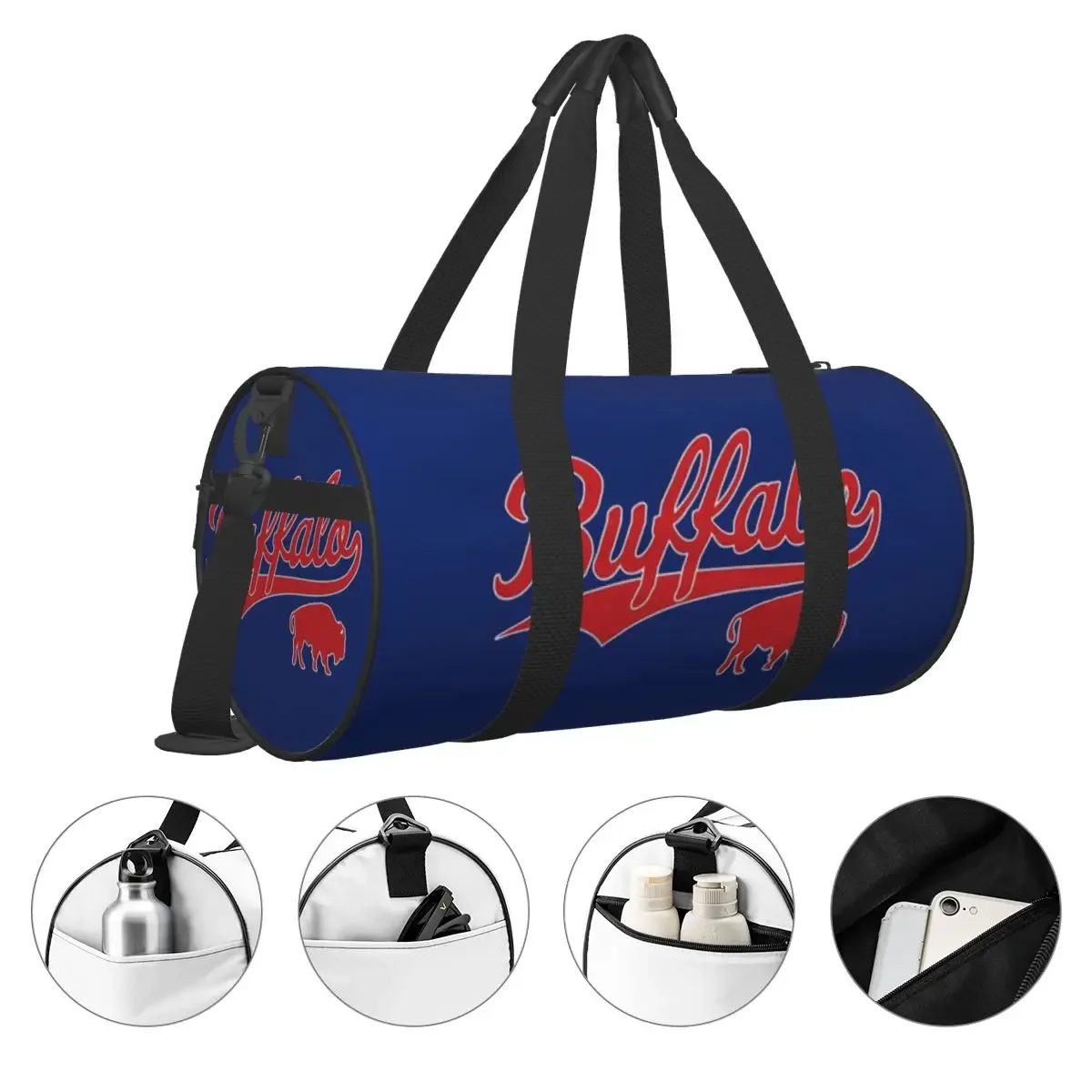 sac de voyage pliable orchard tour, motif vintage bills mafia ny buffalo football rouge, cadeau sportif new york, en promotion