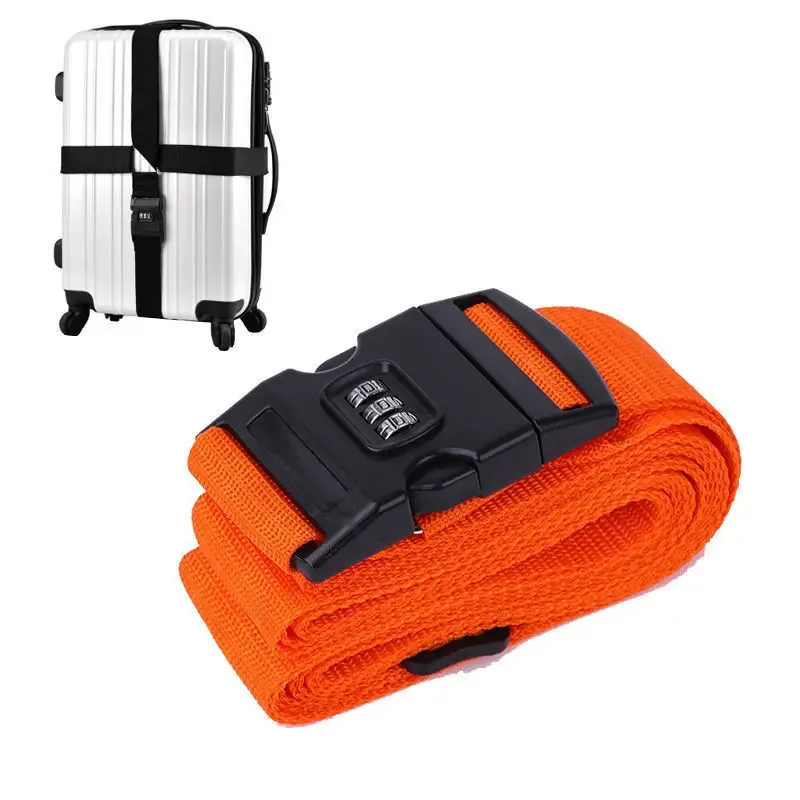 ceinture sécurité sangle réglable mot passe nylon couleur multiple valise sac voyage protection antivol