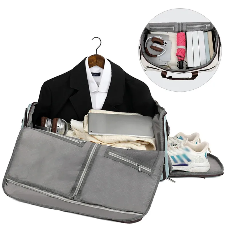 sac de voyage pour hommes, sac de sport avec chaussures, sac d'entraînement, sac de week-end, randonnée en plein air, natation, sport, fitness
