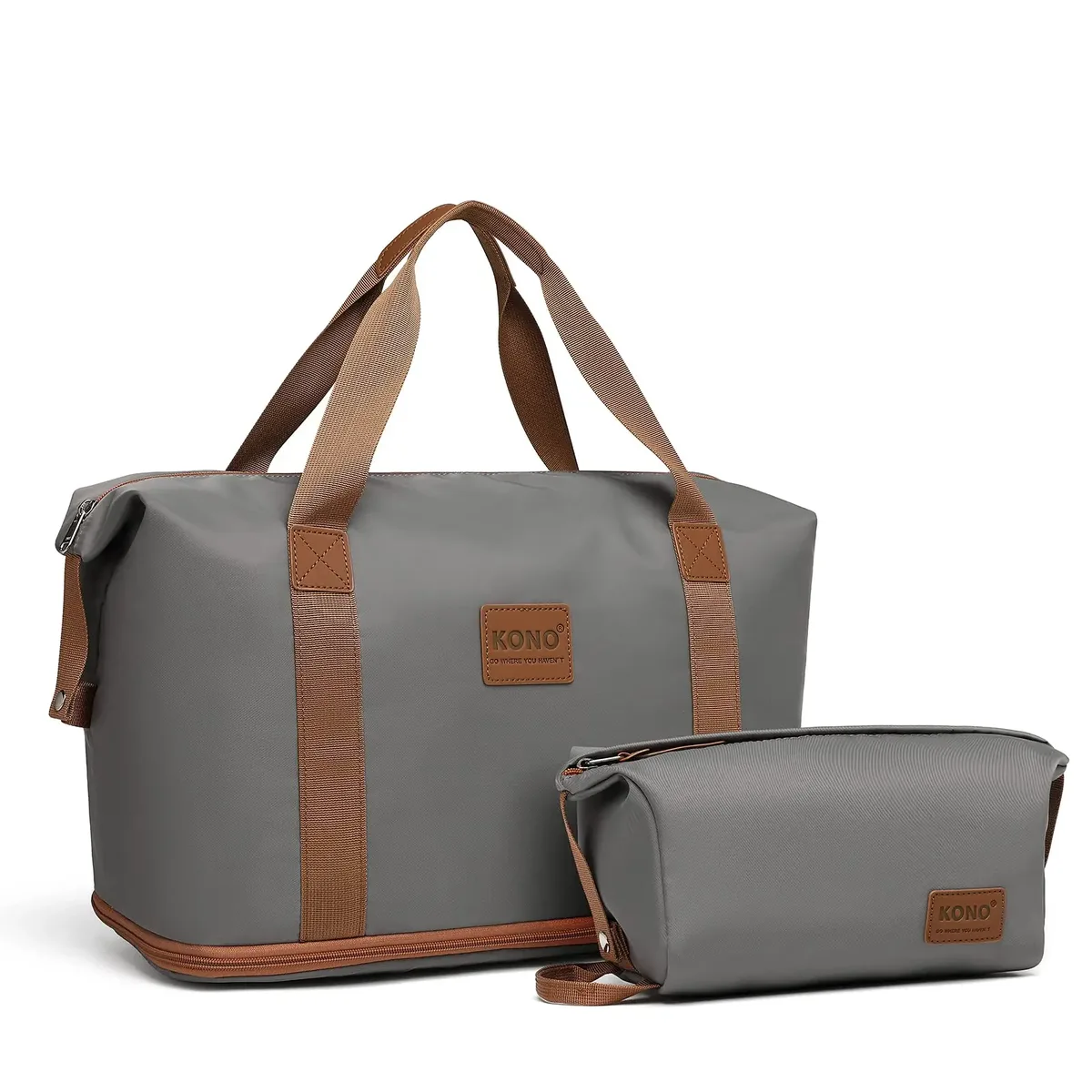 kono-sac cosmétique étanche pour femme et homme, sac de sport séparé, bagage à main et sac à provisions, 36l