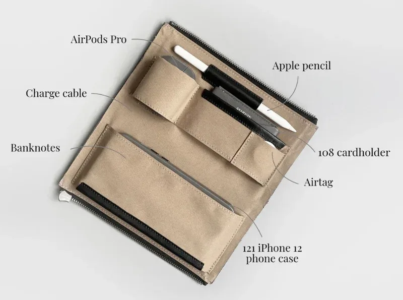 sac à main en cuir de luxe pour homme 109 essential case