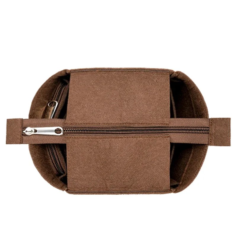 organisateur de sac à cosmétiques en feutre pour femme avec fermeture éclair, insert de sac fourre-tout, compatible avec picotin 18 22, nouveauté 2026