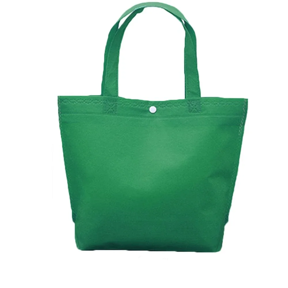 sac fourre-tout en toile écologique réutilisable et portable pour femmes, sac de shopping en tissu non tissé, sac de rangement pour épicerie