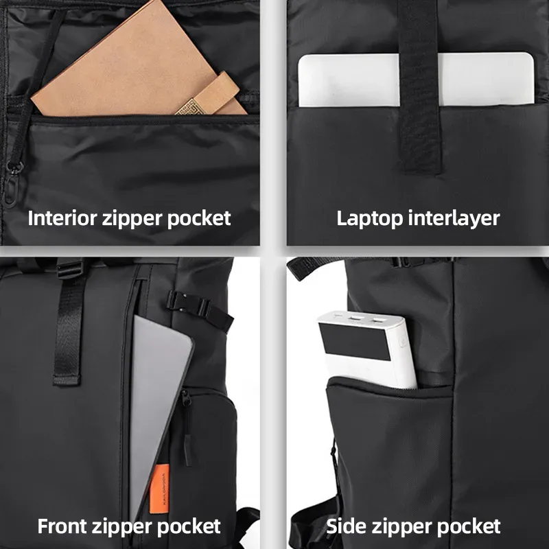 sacs à dos pour hommes, sac à bandoulière de voyage, escalade en plein air, randonnée, sac d'ordinateur polyvalent, grand cartable d'université pour week-end