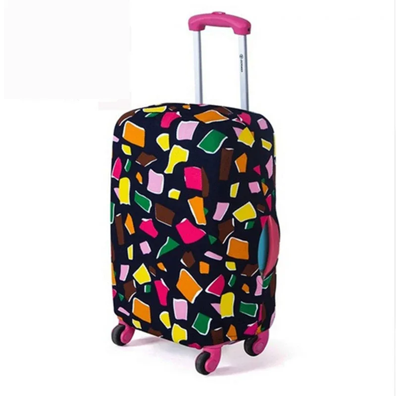 juste de valise en forme de coeur d'amour à géométrie haute élastique, housse anti-poussière, accessoires essentiels, mode, 18-32 pouces