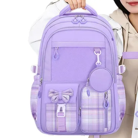 sacs d'école primaire pour filles, cartable kawaii léger pour enfants, sac à dos pour livres, sac à dos de voyage, mochilas, cadeaux
