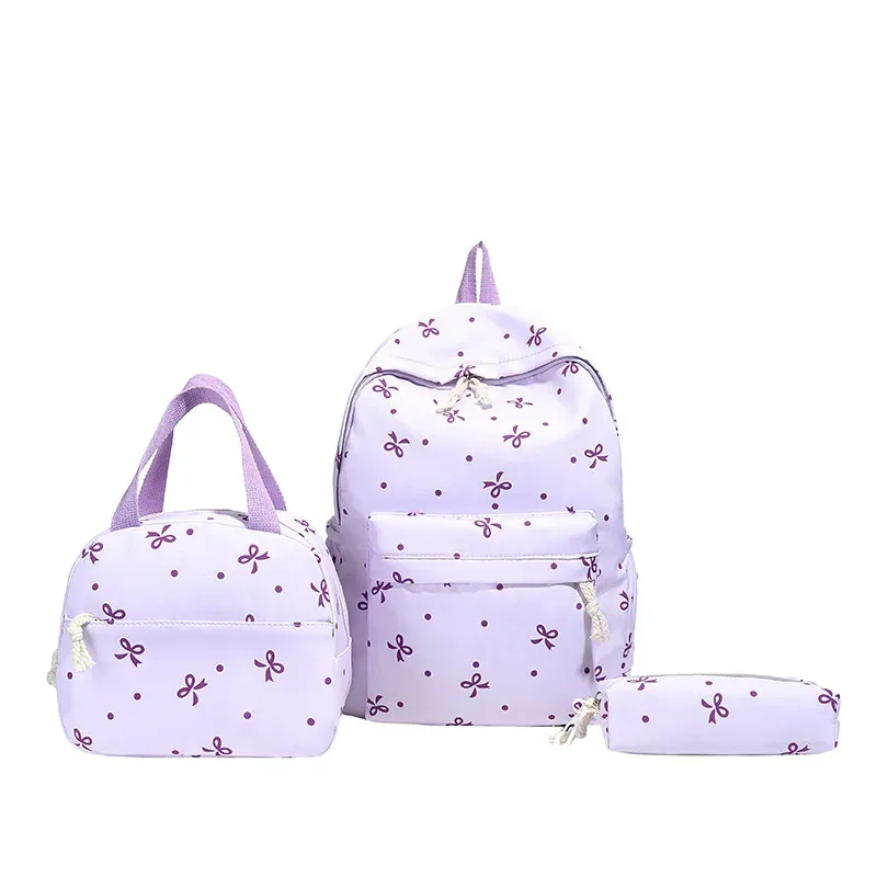 1 ensemble de sacs à dos 3 en 1 pour femmes, étudiantes, grande capacité, sac à dos de voyage décontracté, sac à dos élégant et polyvalent pour ordinateur portable, pour l'école