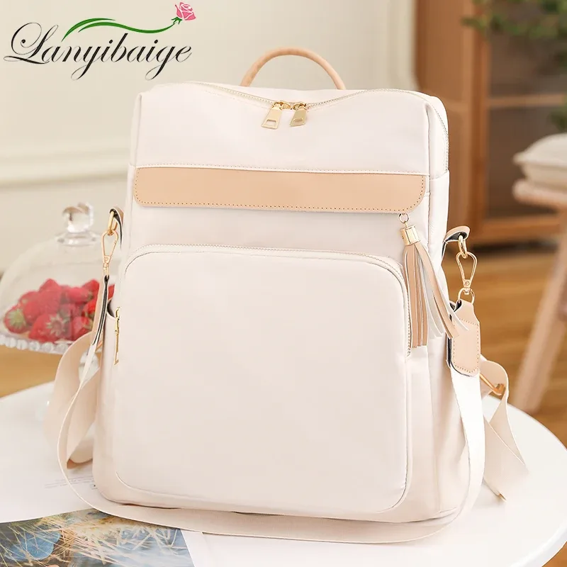 sacs à dos antivol à poches multiples pour femmes, sac à dos de grande capacité, sacs initiés pour adolescentes, sacs à dos à la mode, haute qualité