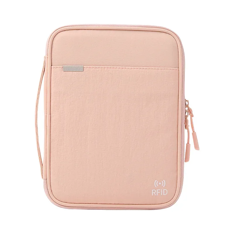 nouveau sac à passeport multifonctionnel, sac de rangement domestique imperméable, sac portable pour cartes d'identité et billets, portefeuille de voyage pour passeport