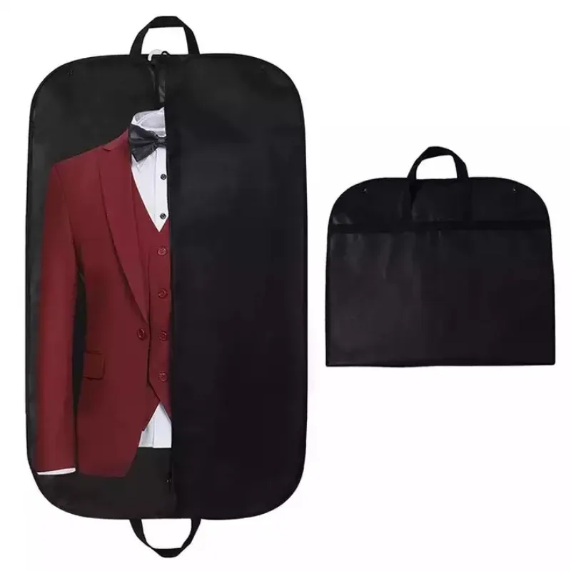 Sac d'emballage de doublure de costume respirant, sac pour vêtements, doudoune, manteau, sac de rangement pour vêtements suspendus, housse anti-poussière, sac pour vêtements