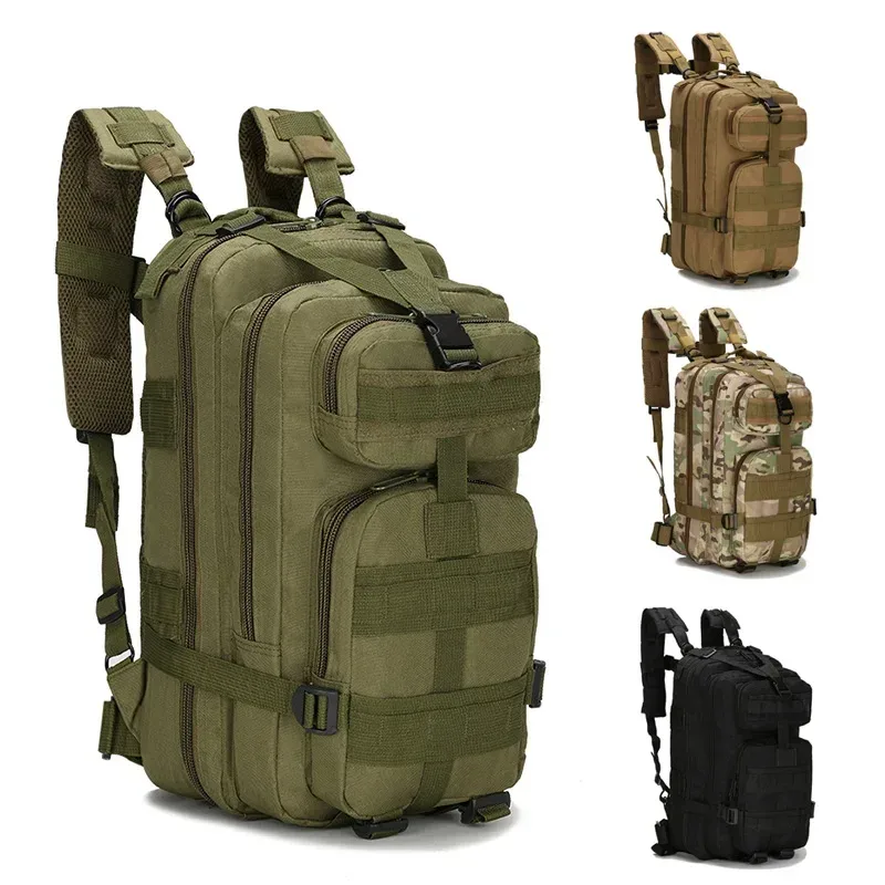 sac à dos tactique 3p en plein air 30l, sac de premiers secours, sport trekking randonnée camping chasse, escalade, équitation, entraînement