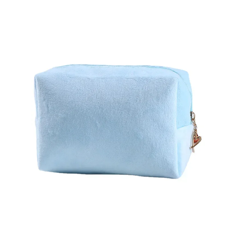 trousse de maquillage de demoiselle d'honneur brodée personnalisée, sac de rangement en velours personnalisé, cadeau d'anniversaire de mariage, trousse de toilette de voyage avec logo personnalisé