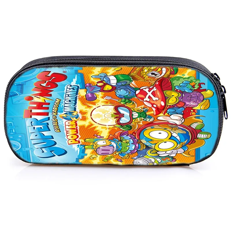 nouveau superthings dessin animé sac à dos 3 pièces ensemble garçons filles cartable sac à bandoulière sac à crayons supthings cartable scolaire voyage mochila