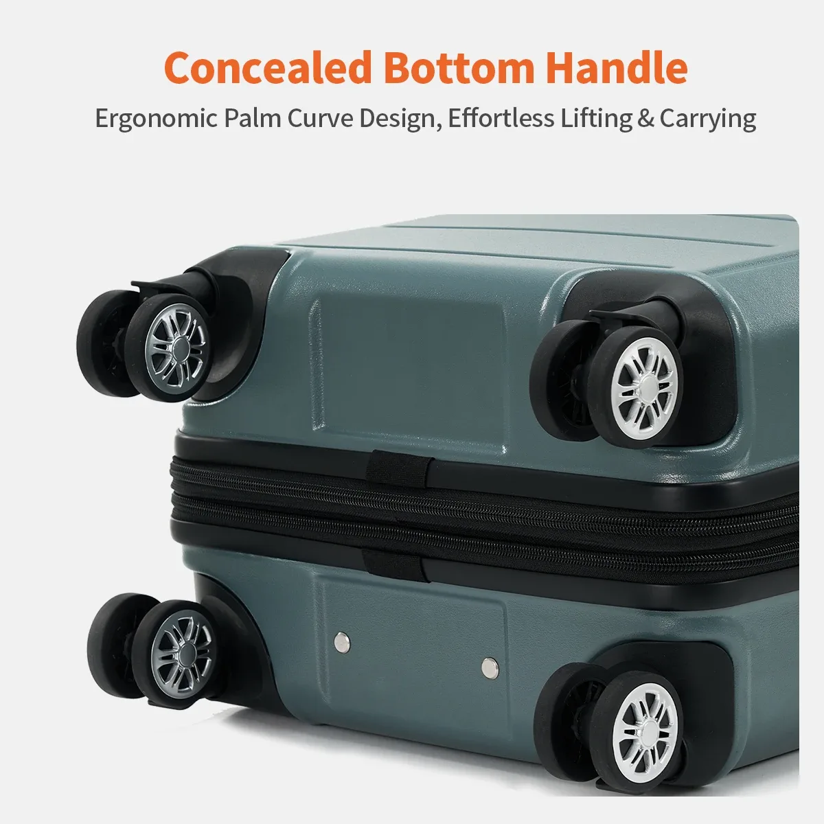 valise extensible dicon aibi en abs avec serrure tsa, idéale pour les voyages d'affaires et les déplacements internationaux
