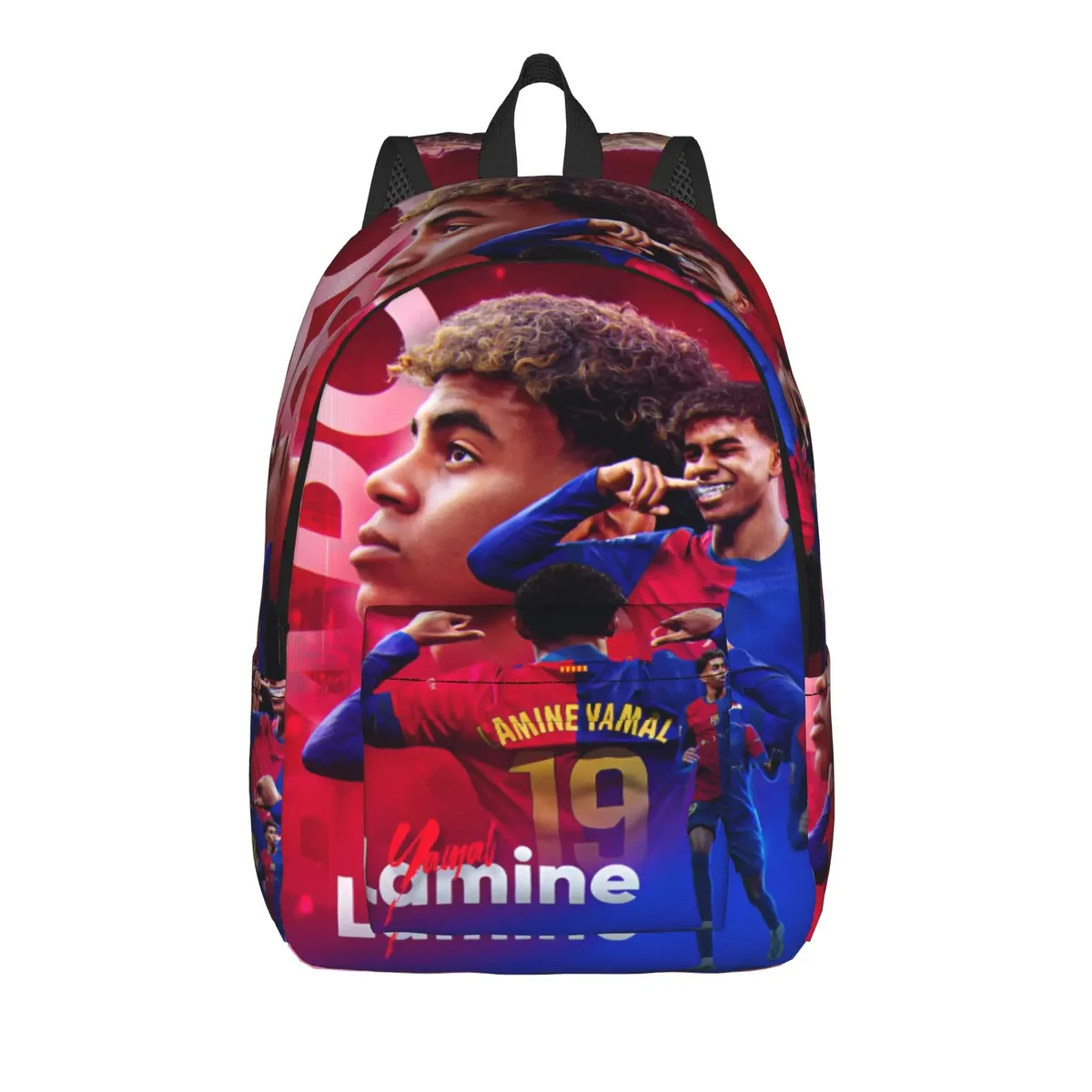 sac à dos lamine y-yamal pour hommes, femmes, adolescents, étudiants, randonnée, voyage, sac à dos de jour, star du football, sacs en toile pour ordinateur portable, extérieur