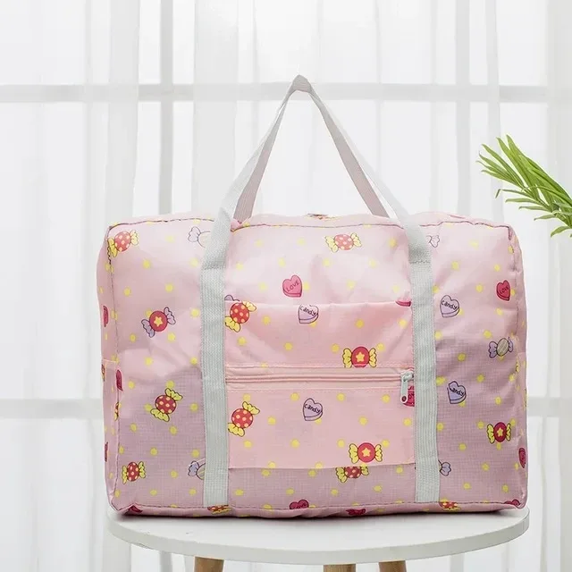 sacs de voyage pliables en nylon, sac de grande capacité, sacs à main imperméables pour femmes et hommes, rangement de voyage, organisateur d'emballage de vêtements