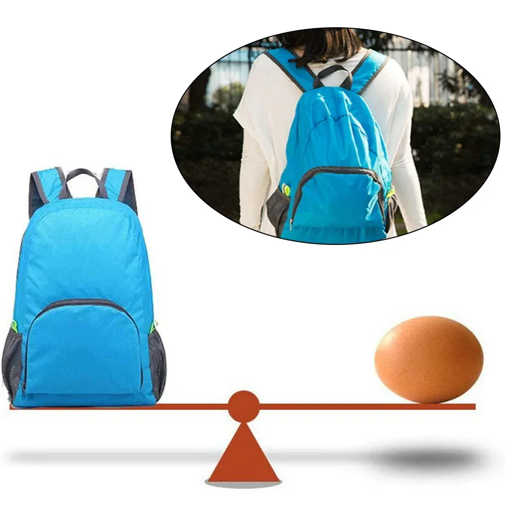 sac à dos pliable unisexe, sac de voyage léger, sacs à bandoulière portables pour randonnée en plein air, camping, sport, escalade, sacs organisateurs