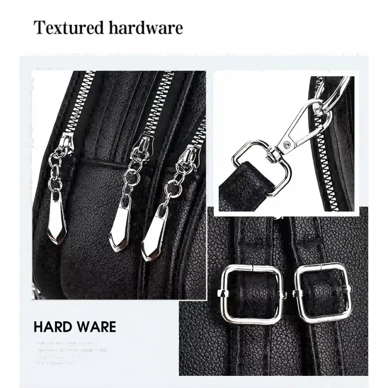 sac à dos multifonctionnel de haute qualité pour femmes, un nouveau mini sac à main de couleur unie, au style scolaire décontracté