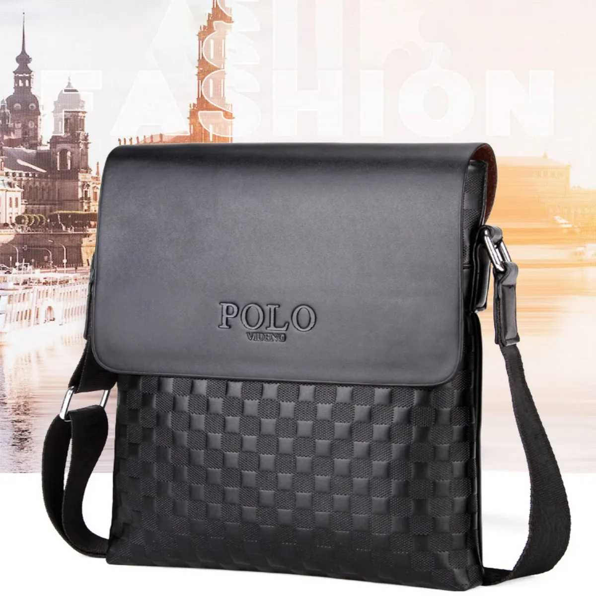 sac à bandoulière à carreaux pour homme, sac décontracté à porter en travers du corps, petit sac, sac à suspendre à carreaux