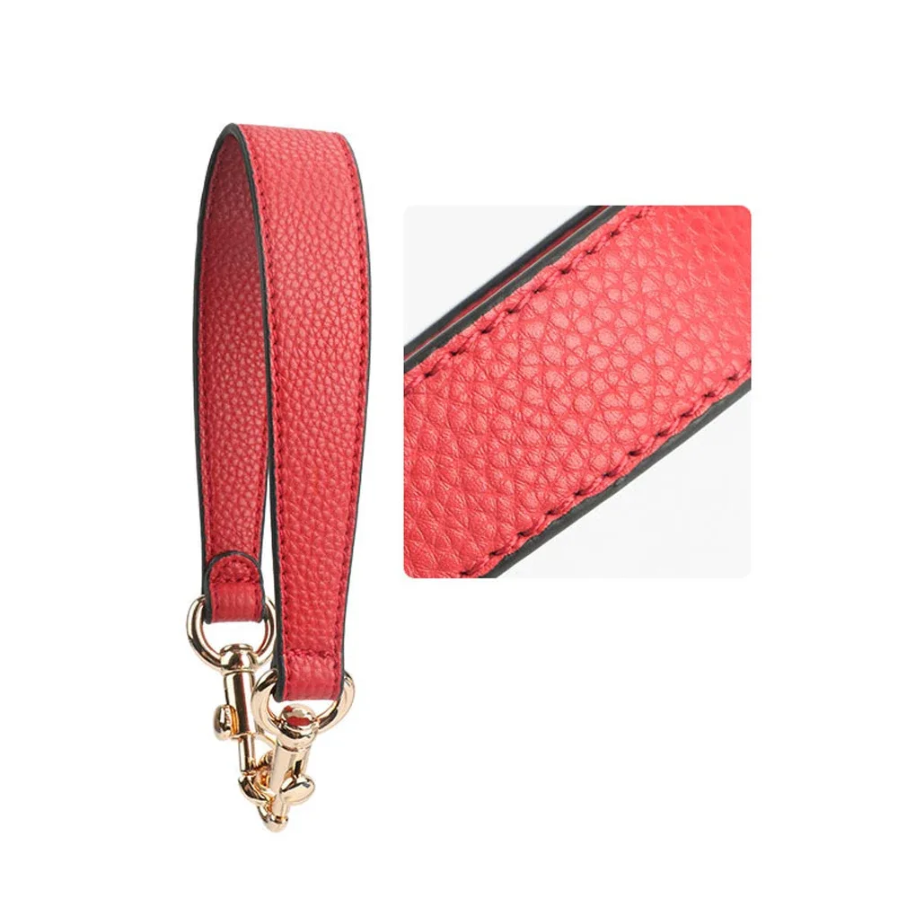 sangle de sac de conception de marque pour sac fourre-tout sous les bras, sacs à main, sangle de sac initiée par la poignée, sangle en cuir vachetta, accessoires de sac