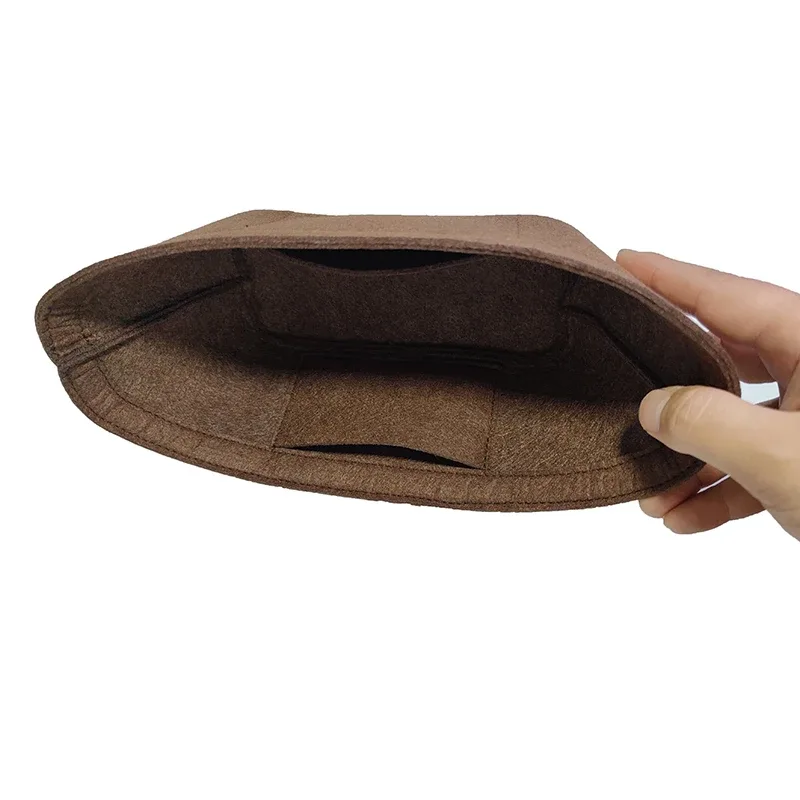 insert d'organisateur de feutre pour les sacs de l'ellipse pm, façonneur de base de sac de lune de poche intérieure de sac à main
