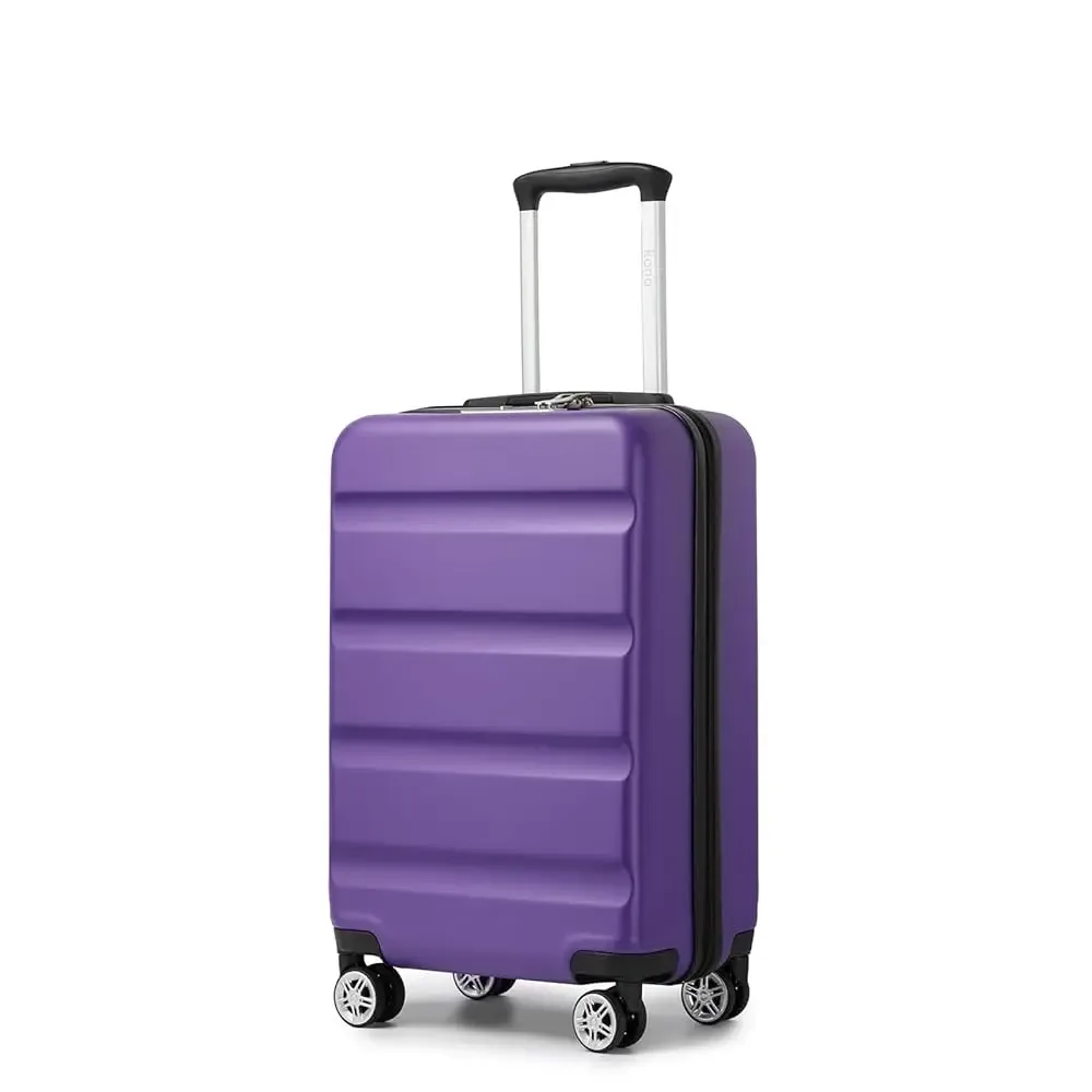 valise à main kono-étui rigide léger avec serrure tsa et 4 roues spinner, cabine (55/65/75 cm)