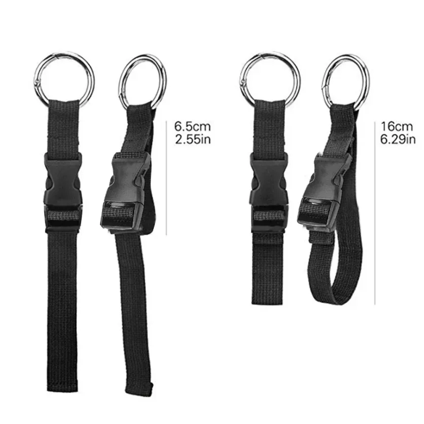 ceinture fixation bagage nylon marron dore rose voyage sécurité transport sac bandouliere boucles fermeture glissière