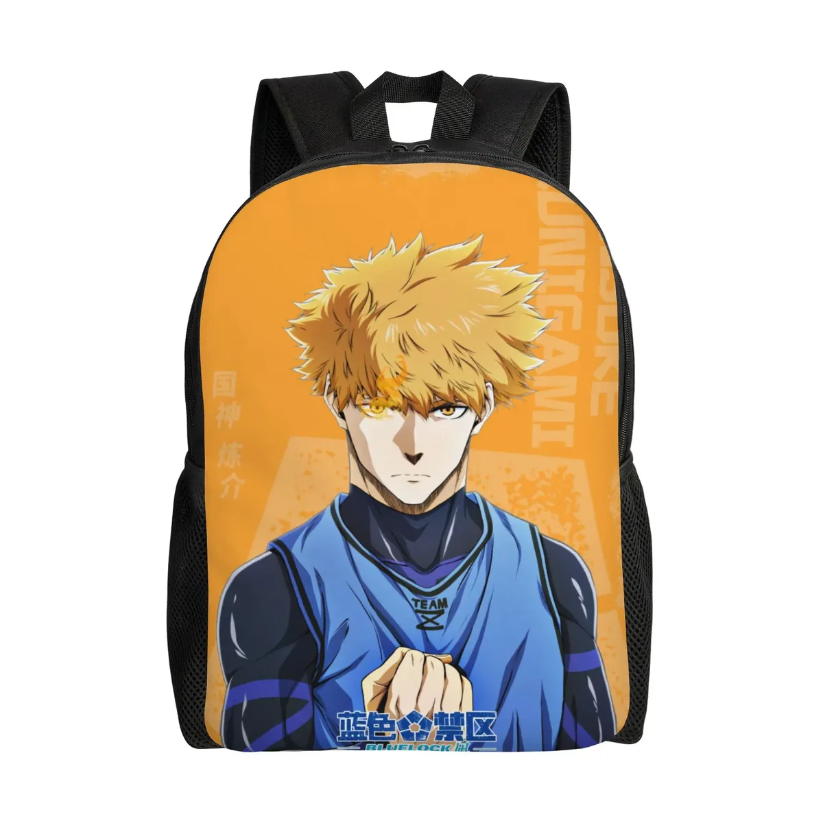 sac à dos anime blue locks pour femmes, sac d'école tendance pour enfants, sac à dos pour ordinateur, sac à dos de voyage pour garçons et filles