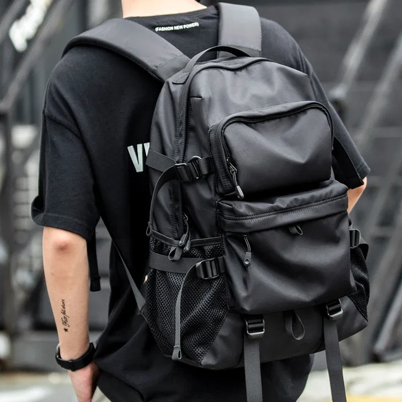 sac à dos pour homme de style décontracté, grande capacité, pour ordinateur portable 17 pouces, sac de voyage, sac d'école universitaire, bolso mochilas