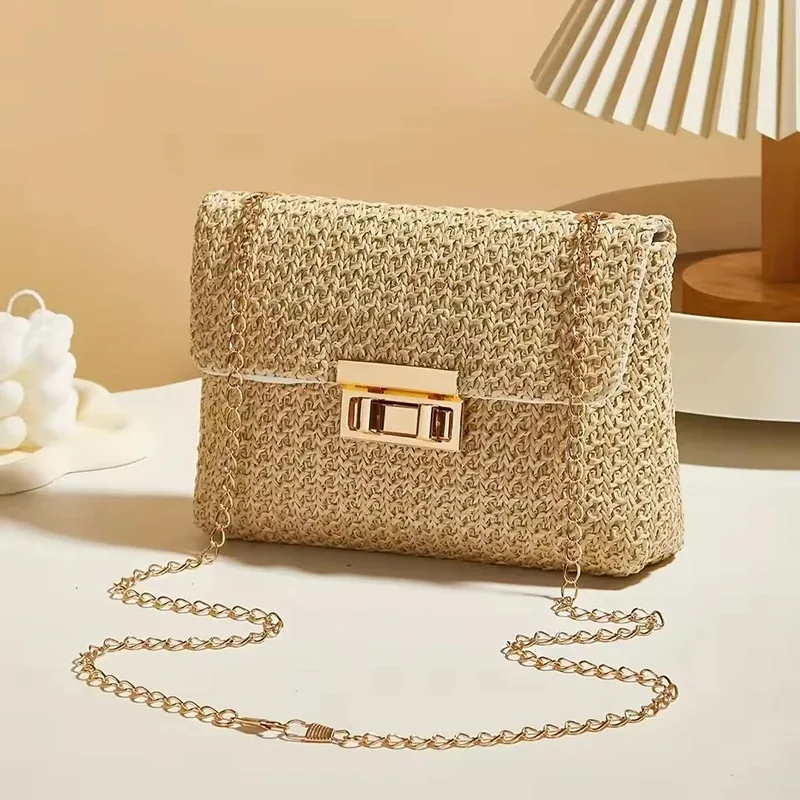 sac à bandoulière pour femmes, sangle en chaîne, accessoire élégant pour banquet, sac à bandoulière pour tenues de jour à nuit
