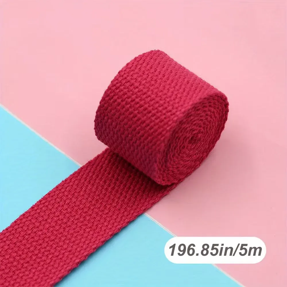 sangle en toile portable 5m*32mm pour sac à dos, accessoires de couture diy, ceinture, ruban de décoration pour vêtements