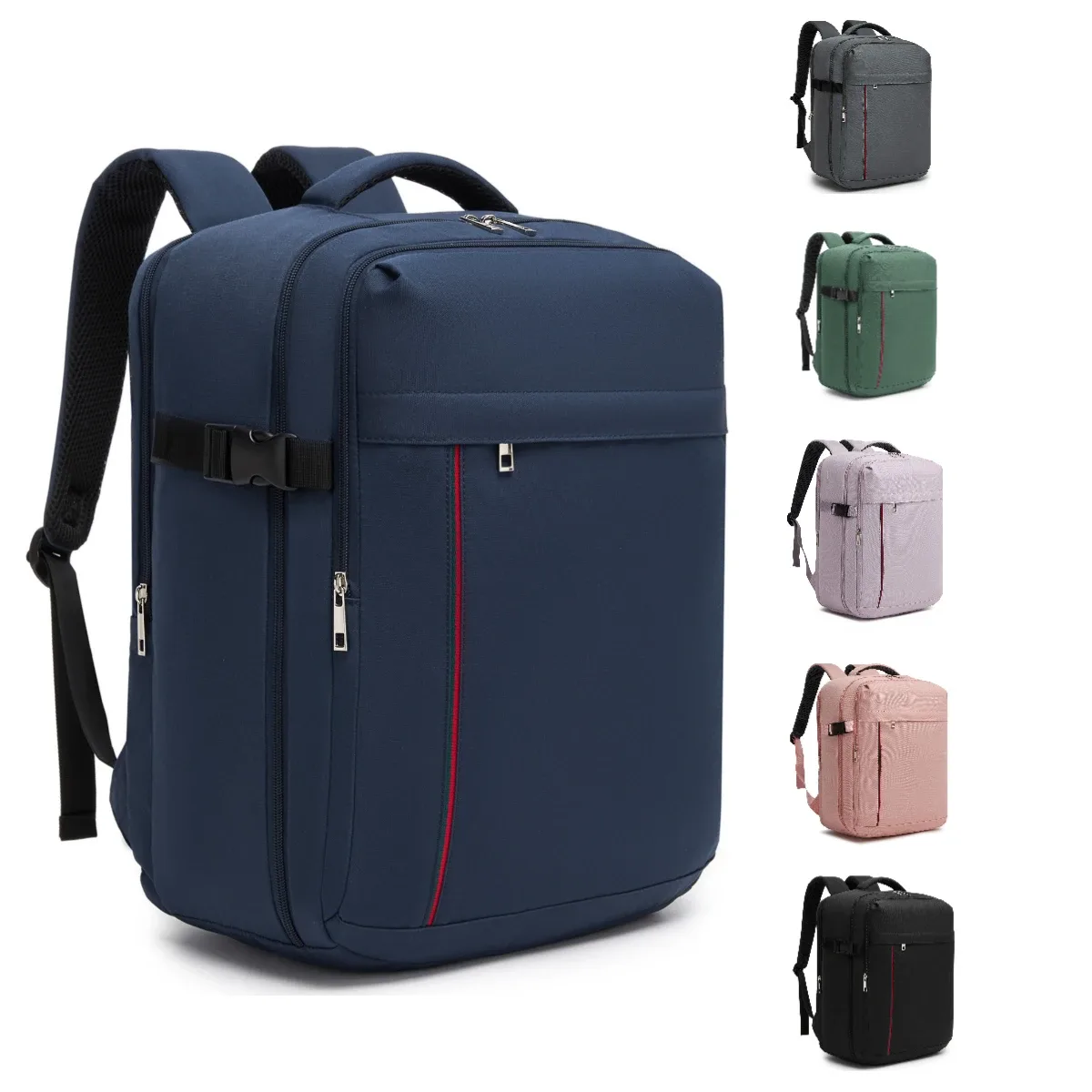 sac à dos de voyage kono pour ryanair & eurowings (40x30x20 cm, 24l) - ultra-léger avec port de charge usb et compartiment pour ordinateur portable jusqu'à 15,6 pouces
