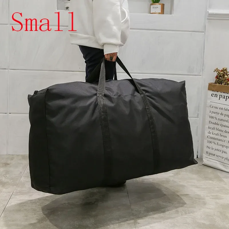 sac à bagages pliable mince unisexe de grande capacité, sacoche de dehors portable, décontractée, légère, pour homme, -du-- end, oxford, rangement de vêtements