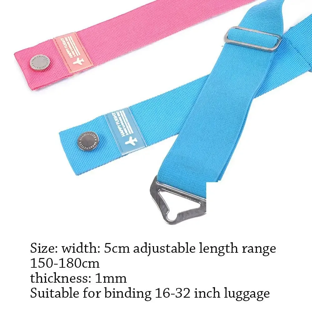 sangle de bagage antivol réglable, ceinture d'emballage, serrure sécurisée, accessoires de valise de voyage