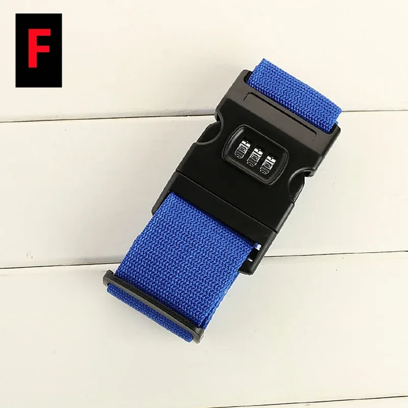 sangle d'emballage antivol avec verrouillage par mot de passe, sangle de bagage, ceinture d'emballage groupée, sangle de valise, environnement, 2 pièces, 1 pièce
