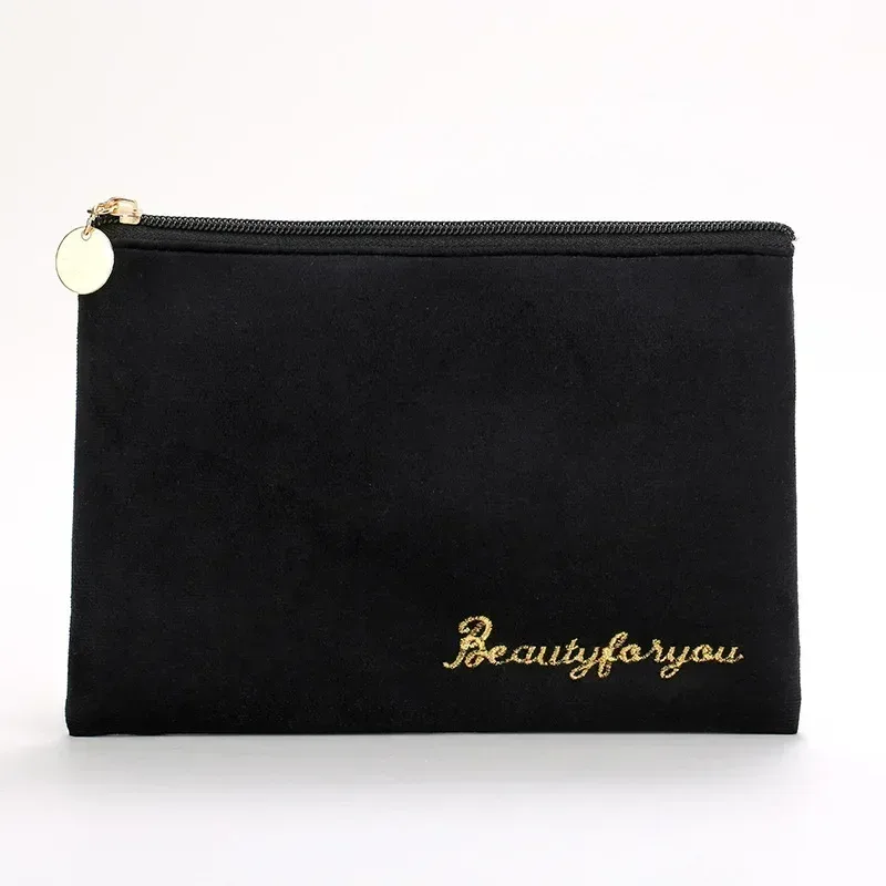 mode femmes sac cosmétique voyage serviette hygiénique maquillage articles de toilette lavage organisateur sac de rangement velours nécessaire maquillage pochette