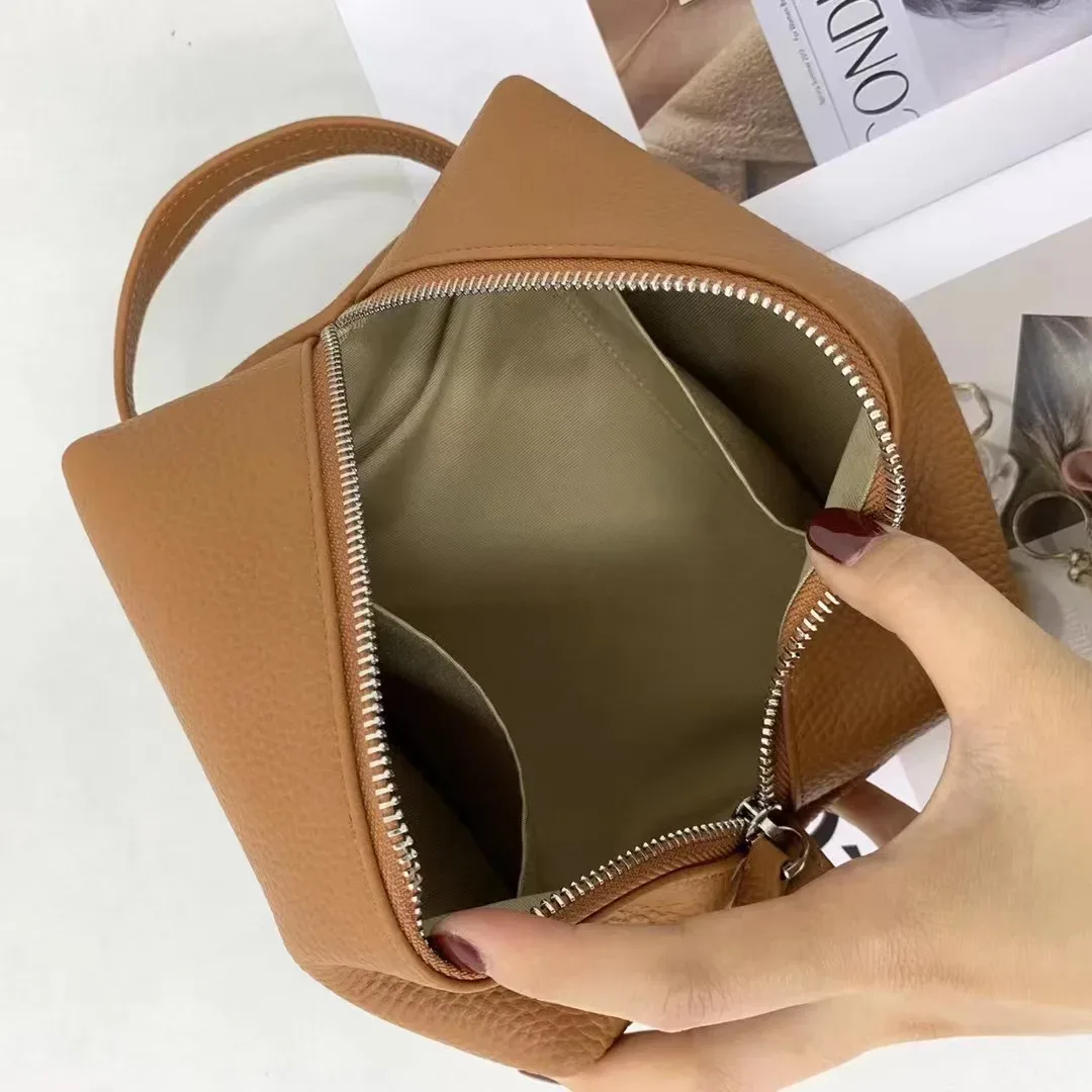 pochette de rangement de maquillage en cuir de vache à grain souple de haute qualité, sac à cosmétiques de sport portable pour poignée de voyage, sac de lavage
