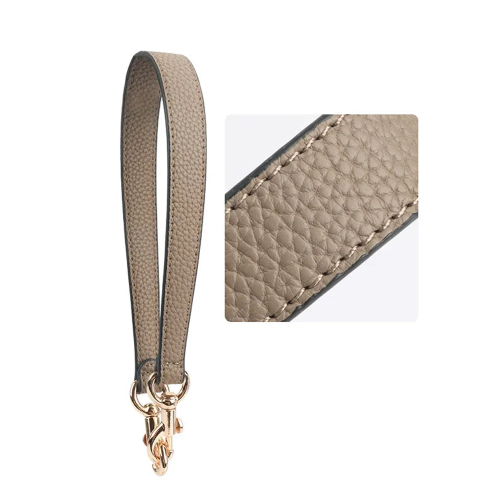 sangle de sac de conception de marque pour sac fourre-tout sous les bras, sacs à main, sangle de sac initiée par la poignée, sangle en cuir vachetta, accessoires de sac
