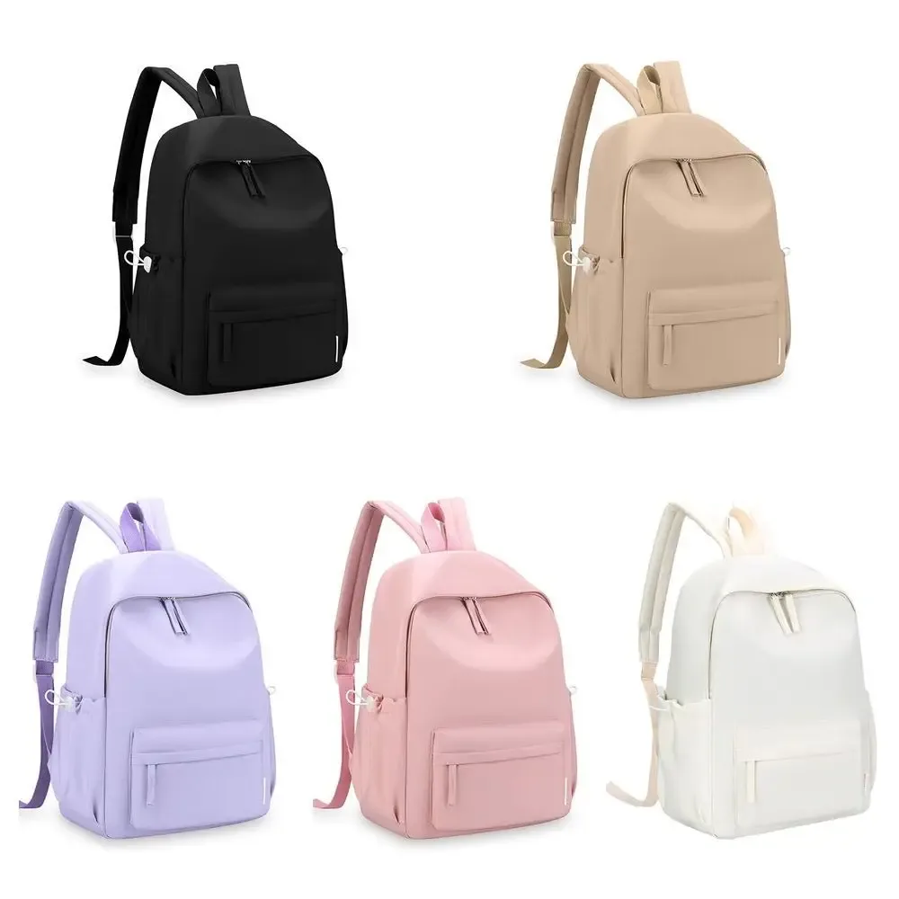 sac à dos créatif de petite taille, couleur unie, style coréen, sac à main, sac à bandoulière pour étudiant, sac à dos décontracté de couleur unie, sac de voyage