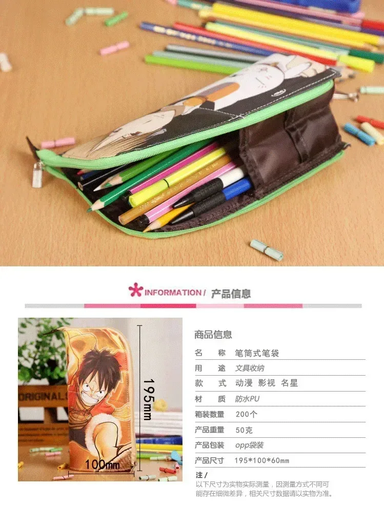 anime hitman reborn sawada tsunayoshi pochette de papeterie trousse à crayons sacs sacs et étuis à cosmétiques