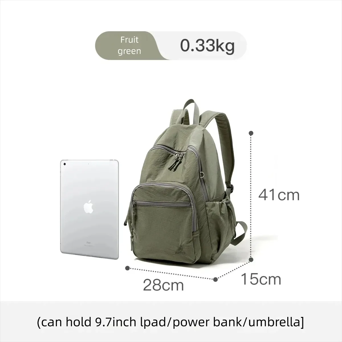 sac à dos pliable grande capacité pour femme fouvor 2026, léger, tendance, pour voyage en extérieur, randonnée, sac à dos décontracté 3059-13