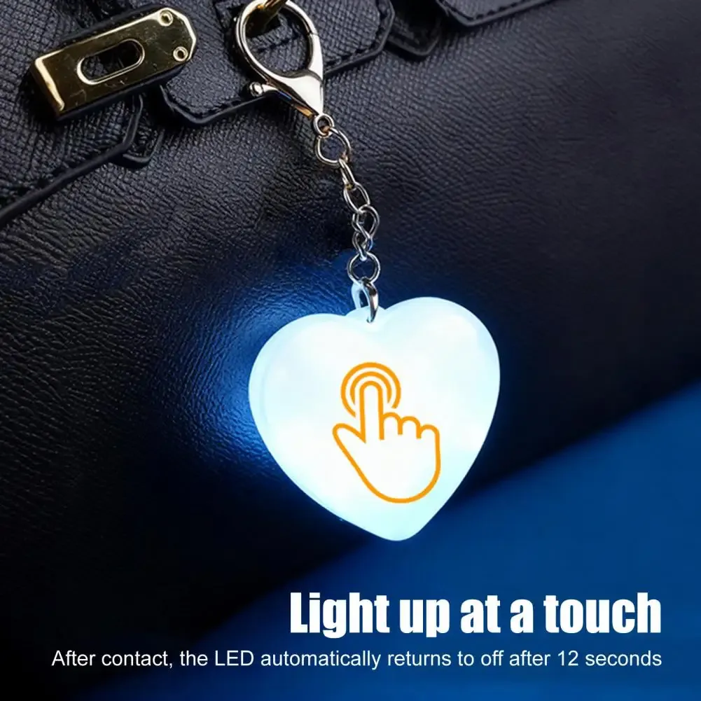 amour coeur sac à main lumière en forme de coeur sac à main lumière avec capteur led automatique rechargeable détection tactile portefeuille sac fourre-tout lumière