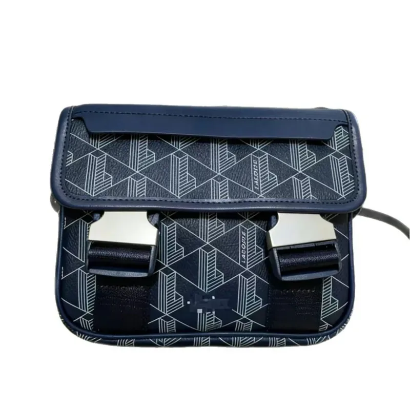 nouveau sac messager rétro imprimé pour homme, sac bandoulière décontracté en pu tendance, sac à main pour garçon à la mode pour ranger le téléphone portable